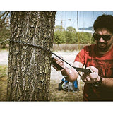 Overmont Sierra de Cadena de Cable Mano Manual (130cm-48dientes) Kit de Supervivencia para Camping Senderismo al Aire Libre con Bolsillo