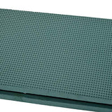 Outsunny Taburete de Jardín Plegable con Bolsa para Herramientas Protección Cojín Rodillas Asiento de Jardín con Almohadilla Altura Ajustable Soporta un máximo 150kg Color Verde Negro