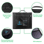 Cargador Solar Plegable 100W con PD 45W Tipo-C, Dual USB Puertos y 12-18V DC Salida para Generador Portátil, Teléfono Celular o Batería, Carga Rápida