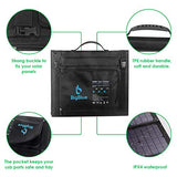 Cargador Solar Plegable 100W con PD 45W Tipo-C, Dual USB Puertos y 12-18V DC Salida para Generador Portátil, Teléfono Celular o Batería, Carga Rápida