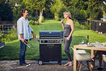 Enders Boston Black 4 IK Turbo barbacoa gas - Barbacoa de gas con infrarojos, Heat Range, cocina integrada y almacenaje para bombona gas - Barbacoa gas exterior con 4 Quemadores #8863633