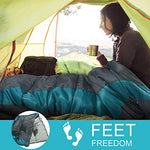 Forceatt Saco de Dormir Winter para Adultos y Adolescentes de 0 ℃ a 20 ℃丨Ideal para Acampar, Hacer Mochileros y Hacer Caminatas y Otras Actividades al Aire Libre 丨 Resistente al Agua, Ligero y Cálido.