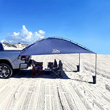 Hasika Awning Camper Trailer Roof Top Family Tent for Beach Camping SUV, MPV, Hatchback and Sedan Anti-UV Tents for Camping 6 Person by