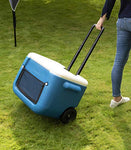 Coleman Cool Box 50 QT Poly-Lite Malla con Ruedas, Capacidad de 47 litros, Gran Capacidad de Alto Rendimiento con Ruedas, Caja de Hielo para Bebidas