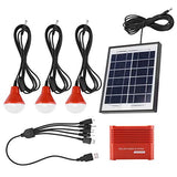 Generador de Energia Solar Portátil Fuente De Alimentación De Emergencia Paneles Solares 4W Batería Recargable USB 3.7 V Energía Solar Led Bombilla
