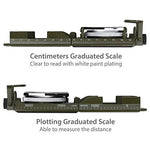 Brújula Militar Impermeable Profesional, Proster Brújula Metal para Apuntar Clinómetro de con Bolsa de Transporte para Camping, Caza, Senderismo, Geología y Otras Actividades al Aire Libre