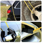 Kingcamp Twining Sun Shelter Auto Canopy Camper Trailer Tout Techos Techo para la Playa, SUV, MPV, Hatchback, Minivan, Sedán, Camping, Aire Libre, Anti-UV Tiendas, Portátil