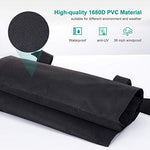 Brosyda - Juego de 4 Pesas para Tiendas de campaña, Resistentes, de Grado Industrial, 600D para Patas de Tienda, Bolsas de Arena para Cualquier Carpa emergente, toldo, Patio al Aire Libre