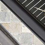Outsunny Brasero Exterior Calentador de Fuego 76x76x47 cm Multifuncional 3 en 1 Cuadrada Cubo de Hielo para Calefacción Barbacoa Terraza Jardín Negro