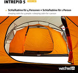 Wechsel Tents Intrepid 5 Tienda Túnel para 5 Personas - Travel Line - Tienda de Campaña Familiar con Columna de Agua de 5.000 mm