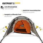 Wechsel Tents Outpost 2 - Travel Line - Tienda de campaña para 2 Personas, Color Marrón