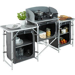 TecTake 800585 - Cocina de Camping, Aluminio, Ligera, Plegable - Varios Modelos (Tipo 1 | No. 402919)