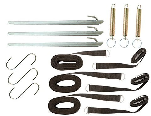 Bo-Camp - Set de 3 Cuerdas de fijación para Avances, Toldos y Tiendas