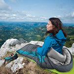 Forceatt Saco de Dormir Winter para Adultos y Adolescentes de 0 ℃ a 20 ℃丨Ideal para Acampar, Hacer Mochileros y Hacer Caminatas y Otras Actividades al Aire Libre 丨 Resistente al Agua, Ligero y Cálido.