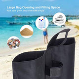 Brosyda - Juego de 4 Pesas para Tiendas de campaña, Resistentes, de Grado Industrial, 600D para Patas de Tienda, Bolsas de Arena para Cualquier Carpa emergente, toldo, Patio al Aire Libre