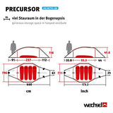 Wechsel Tents Precursor - Unlimited Line - Tienda de Campaña para 4 Personas, Color Verde