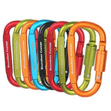 Boundless Voyage Ultra-Light Locking Carabiner Aleación De Aluminio Tipo D Hebilla Colgante Quikdraw Camping Senderismo Gancho Accesorios Herramienta Equipo