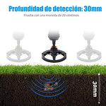 Outsunny Detector de Metales Fácil de Usar Alta Precisión Pantalla LCD Bobina de Búsqueda Impermeable Ideal para Principiantes