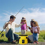 AUTOPkio Cubo Plegable 20L - Cubo Plegable portátil Portador de Agua Contenedor de Lavado para Acampar Senderismo Pesca Viajes (Amarillo)