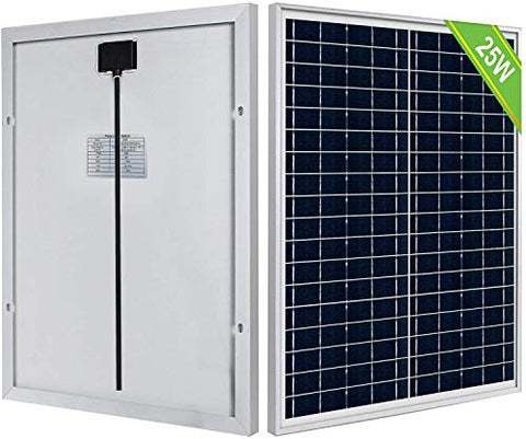 Placa Solar de 25W 12V, portátil para carga de batería de 12V
