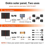 Placa Solar Plegable 100w monocristalino para cargar 12v Batería, PORTáTIL, impermeable,ideal embarcaciones, camping, caravanas
