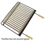 IMEX EL ZORRO 71595 - Cajón Barbacoa Especial Paellera c/Chimenea y Parrilla INOX. 72x60x148 cms.