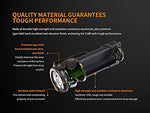 Fenix e18r LED Linterna, Unisex-Adult, Black, Small