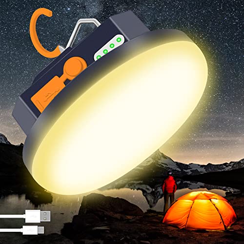 Luces De Camping Portátiles Luz LED Recargable Linterna De Tienda De  Emergencia