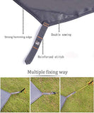 HIKEMAN Lona Multiusos Impermeable para Acampar al Aire Libre,Tienda de campaña y toldo,Hexágono Alfombra de campaña,años para Camping,Senderismo,Picnic (M)