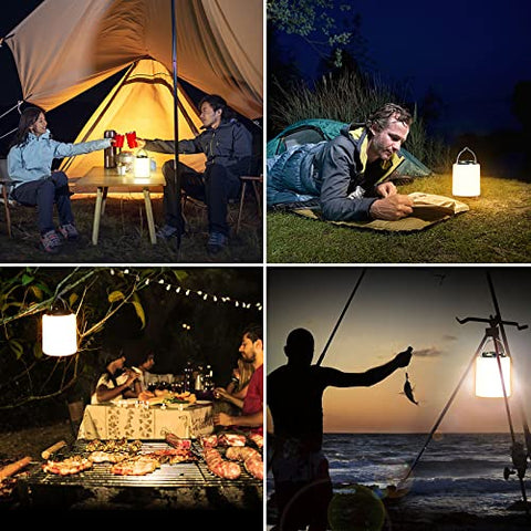 Blukar Lámpara Camping Recargable, Linterna Camping - 3000K Luz