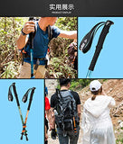Naturehike Alpenstocks Ultralight Trekking Pole Plegable Caminando Palos Camping Familia Alpenstocks NH17D001-Z