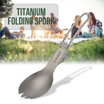 Taza de Titanio Ultraligera con Vajilla Plegable para Cena Acampar y Senderismo 300 ml/350 ml/550 ml/650 ml