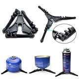 Odoland Utensilios Cocina Camping Kit con Ollas Camping y Sartén de Aluminio, Estufa Trekking, Taza de Acero Inoxidable, Cubiertos Plegable - Cacerolas de Acampada de Camping y Viaje