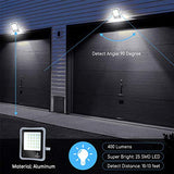 Kit Luz Led Solar con mando a distancia, 50W, 6500K luz blanca, Resistente al agua IP65.