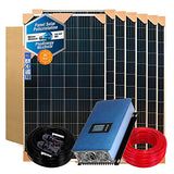 Kit Placa Solar Autoconsumo Inyección a Red 1.000W / 5.000W Día + Inversor Vertido Cero