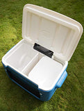 Coleman Cool Box 50 QT Poly-Lite Malla con Ruedas, Capacidad de 47 litros, Gran Capacidad de Alto Rendimiento con Ruedas, Caja de Hielo para Bebidas