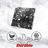 Placa Solar de 150w 12v, alta eficiencia para carga de batería