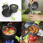 Awroutdoor Juego cocina para camping 3 comensales