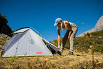 Coleman Cobra compacta Ultraligera para 2 Personas, 100% Impermeable, Cosida en el Suelo, Tienda de campaña con Postes de Aluminio, Lanzamiento rápido, Unisex Adulto, Gris, Talla única