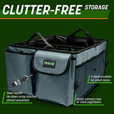 Drive Auto Products Organizador de Coche - Almacenaje con Correas de Sujeción Ideal para la Organización de Automóviles y Mantener el Maletero Ordenado, Bolsa de Viaje Segura Antideslizante Plegable