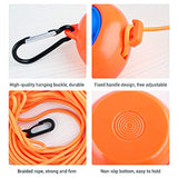 Nbrand Tendedero Retráctil, Camping Cuerda de Tender Viaje, Cuerda Tendedero Portátil de 8m, Hebilla Fija + Clip, a Prueba de Viento, Apto para Baño, Lavandería, Balcón, Jardín o Viajes al Aire Libre