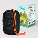 Odoland Utensilios Cocina Camping Kit con Ollas Camping y Sartén de Aluminio, Estufa Trekking, Taza de Acero Inoxidable, Cubiertos Plegable - Cacerolas de Acampada de Camping y Viaje
