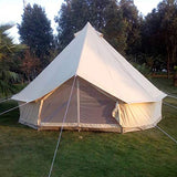 Cozy House Tienda de Campana de Lona de algodón para Acampar en Familia Impermeable al Aire Libre Yurta Glamping de Lujo (4M diámetro)