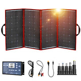 Kit Placa Solar Plegable de 300W 12V monocristalino portátil, plegable, camping, caravanas o autocaravanas para batería de 12V