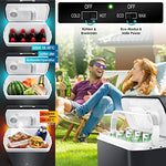 KESSER® Nevera eléctrica portátil de 24 litros | FRIGORÍFICO Y CALORÍFICO | Enfriador termoeléctrico de 12 y 230 voltios | Minifrigorífico | para el Coche y el Camping