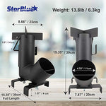 StarBlue - Estufa Rocket para Acampadas con Bolsa De Transporte, Funcionamiento con Leña, Portátil, Cámara De Combustible Grande, Ideal para Cocinar Al Aire Libre, Pícnics, Barbacoas, Caza Y Pesca