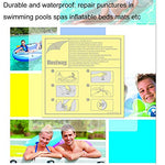 Reparación Parches, 20 Piezas Kit de Reparación Parche Adhesivo Bajo el Agua Parche Reparacion Piscina Parche Inflable Transparente PVC para Piscinas Inflables Camas de Agua Juguetes, 6.35 x 6.35 cm
