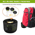 Ballery Juego Cocina para Camping 2 comensales