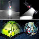 REHKITTZ Linterna LED Recargable Alta Potencia Militar
