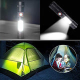 REHKITTZ Linterna LED Recargable Alta Potencia Militar